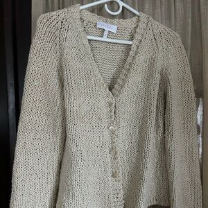 Escada cream Knit Cardigan